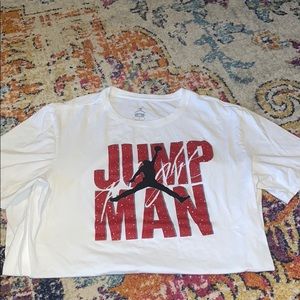 Men’s Jordan White T shirt Size M